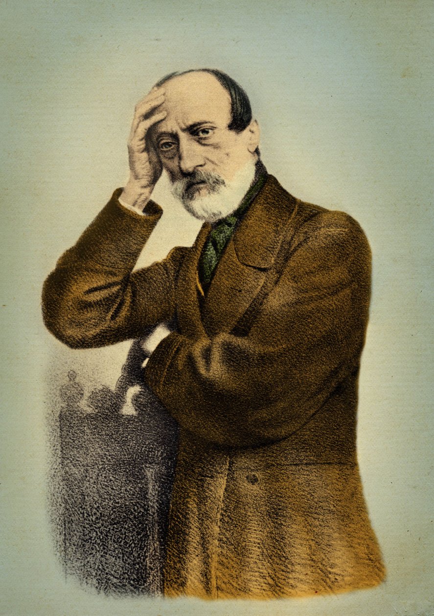 Portret van Giuseppe Mazzini door Unbekannter Künstler