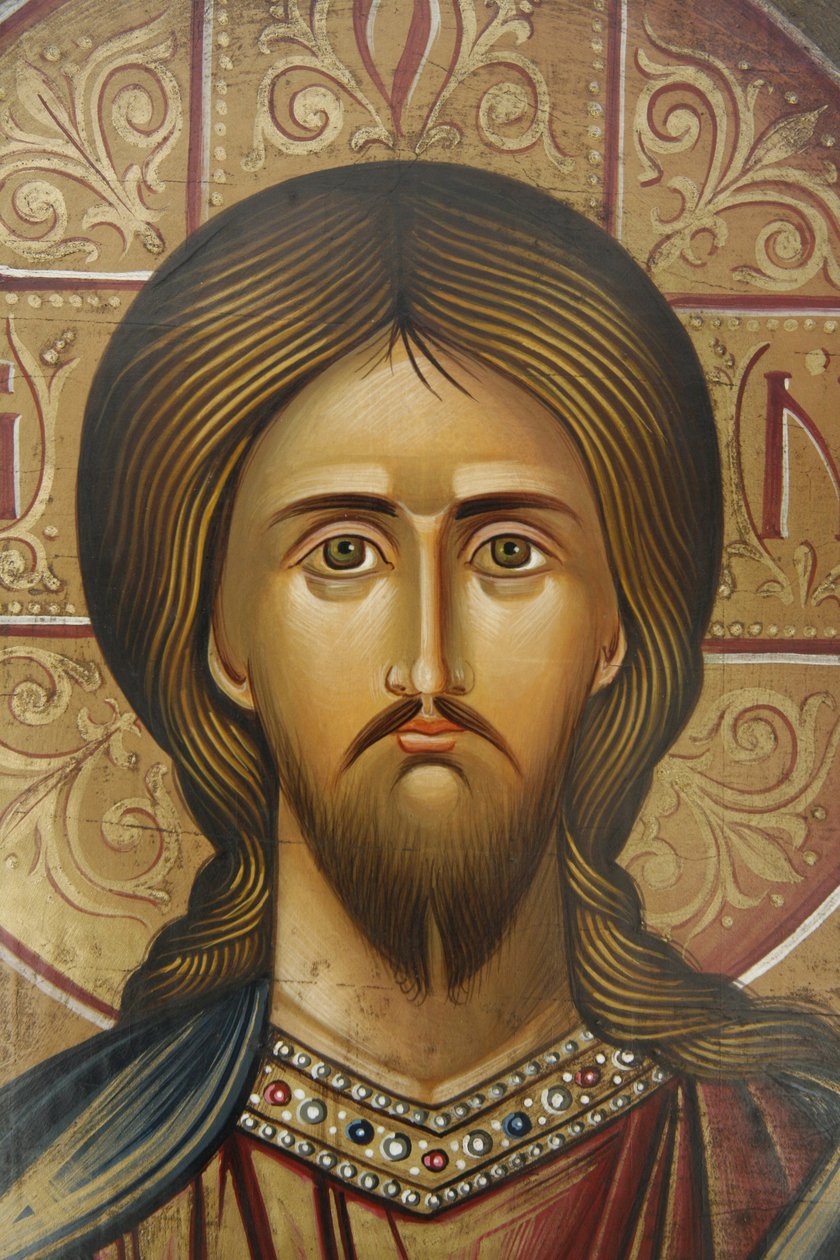 Portret van Jezus, Jeruzalem, Israël door Unbekannt
