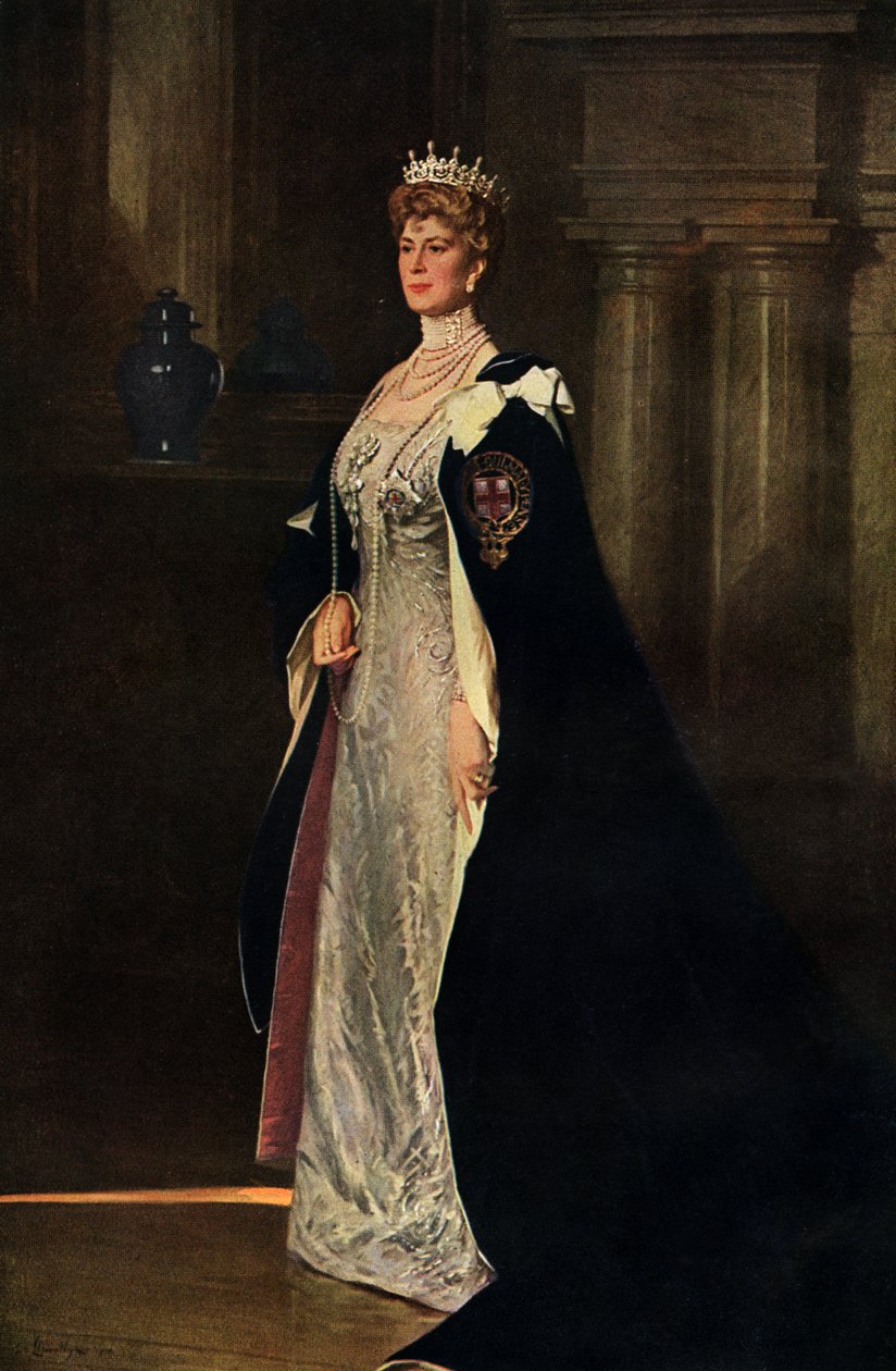 Koningin Mary 1867-1953 door Unbekannter Künstler