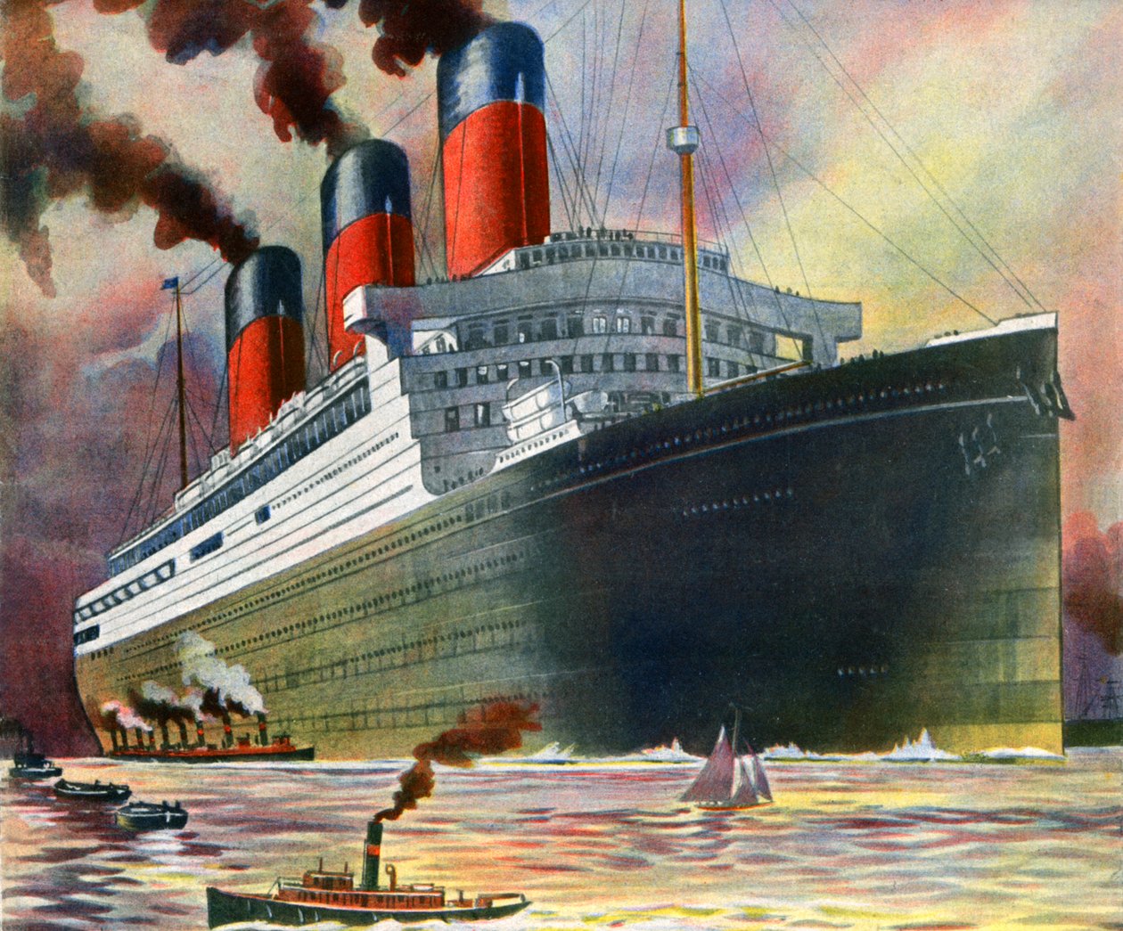 RMS Majestic door Unbekannter Künstler
