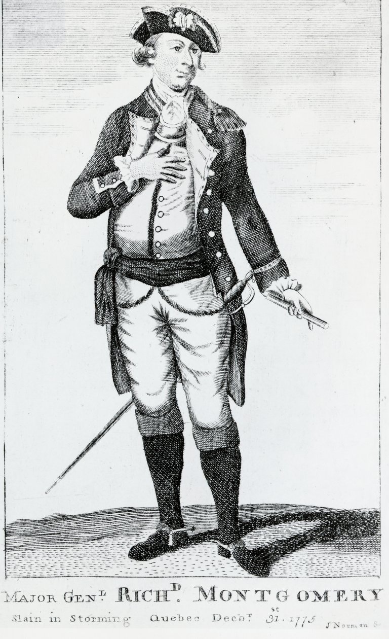 Richard Montgomery (1738-1775) door Unbekannt