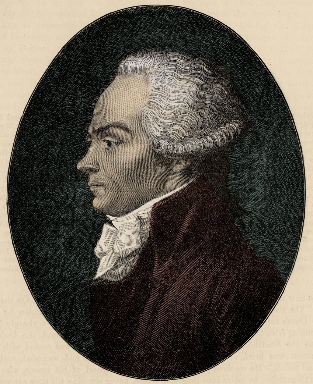 Robespierre - portret door Unbekannter Künstler