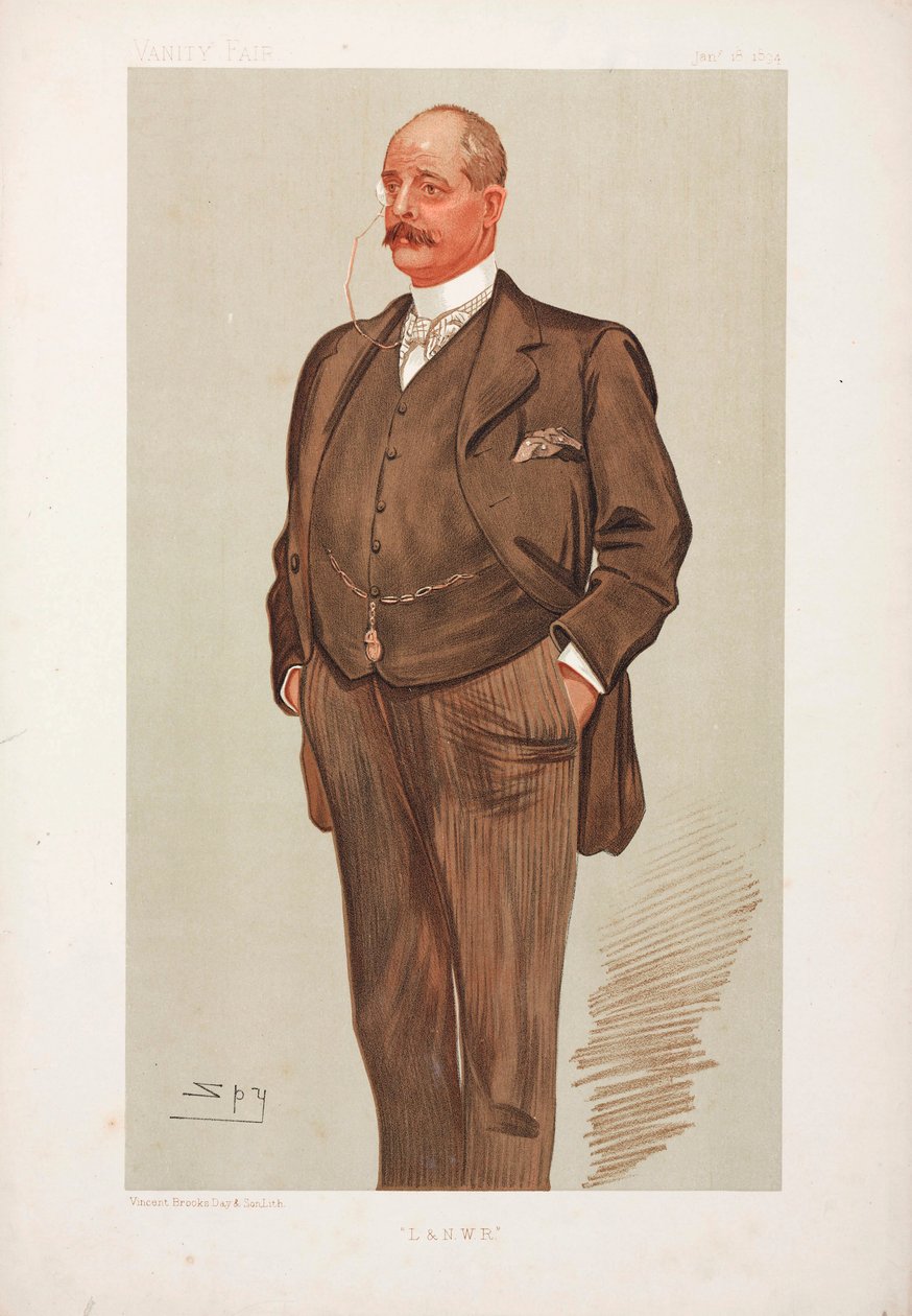 Sir Frederick Harrison, LNWR algemeen directeur door Unbekannt