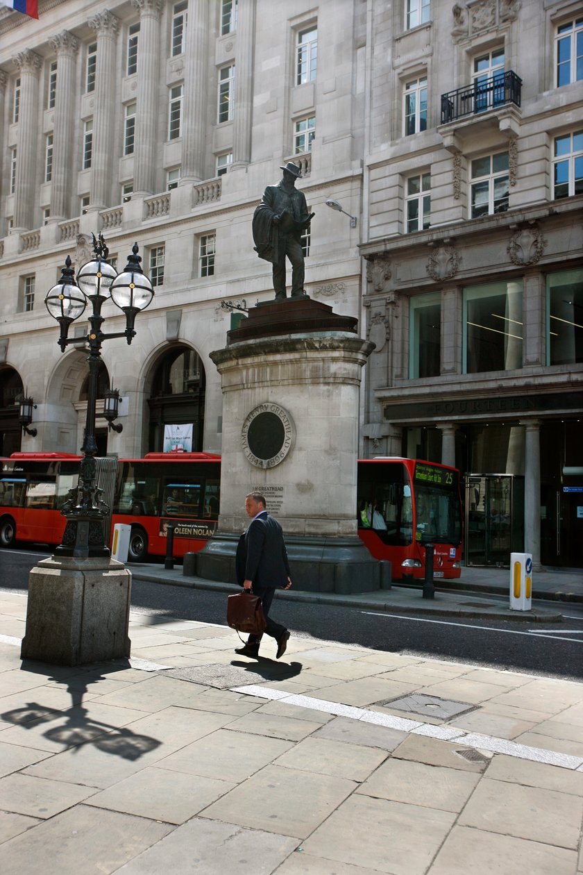 Standbeeld van James Henry Greathead, Londen (foto) door Unbekannt