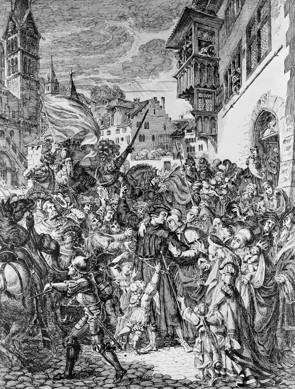 Zwitserse Reformatie Ulrich Zwingli door Unbekannt