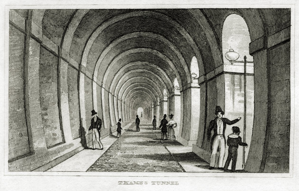 Thames Tunnel door Unbekannt