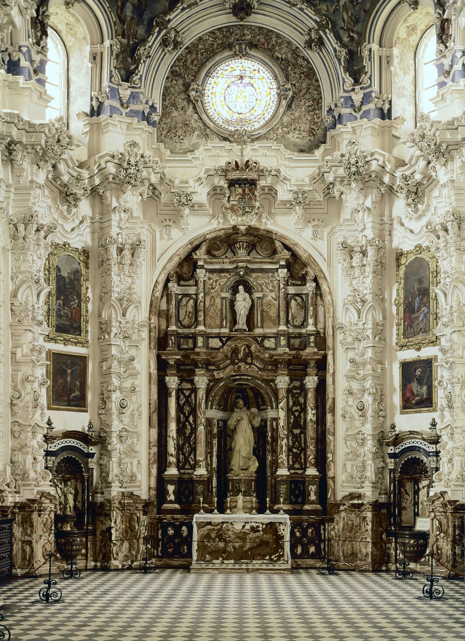 De sacristie van de Chartreuse van Granada door Unbekannter Künstler