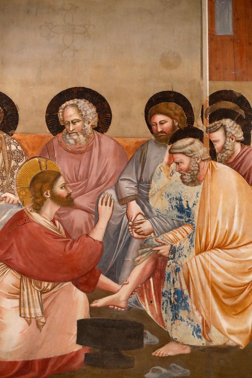De Scrovegni-kapel. Fresco door Giotto door Unbekannter Künstler
