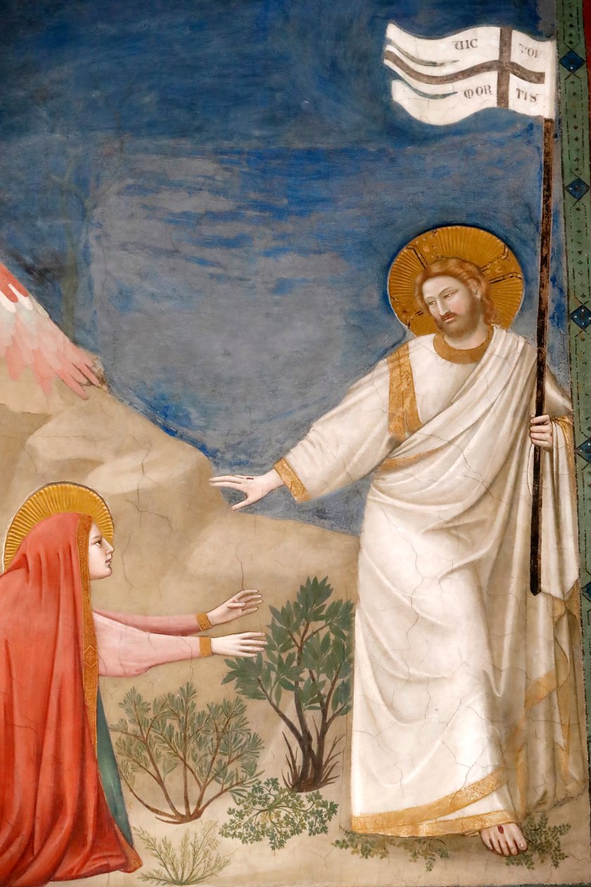 De Scrovegni-kapel. Fresco door Giotto door Unbekannter Künstler