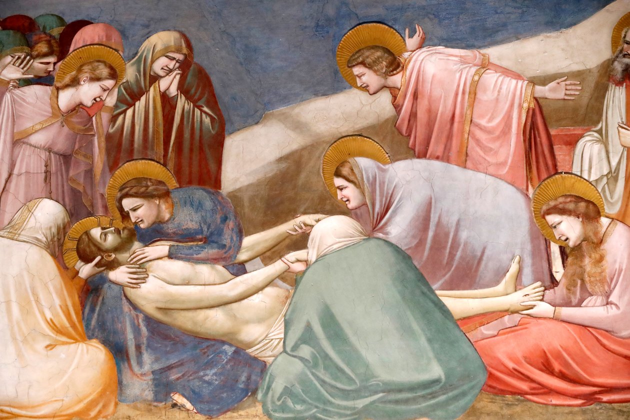 De Scrovegni-kapel. Fresco door Giotto door Unbekannter Künstler