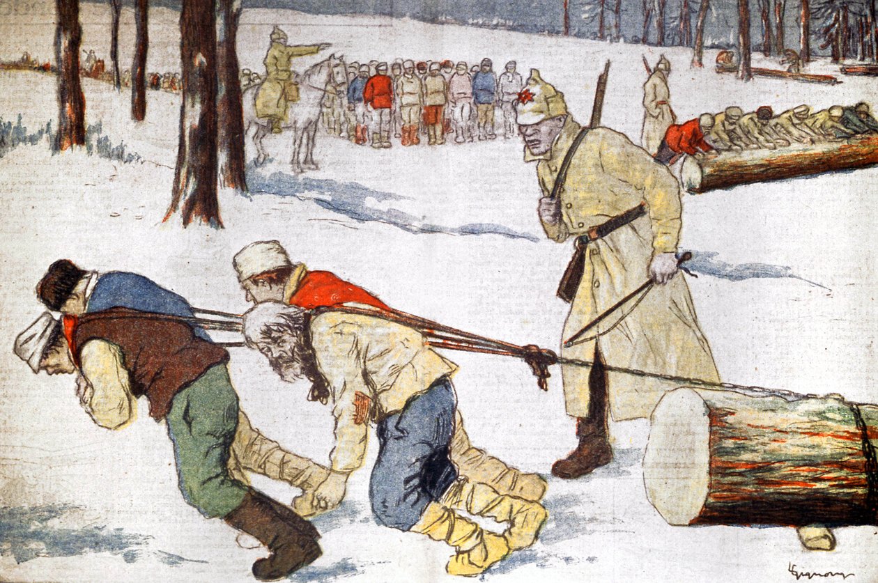 De USSR goelag door Unbekannter Künstler