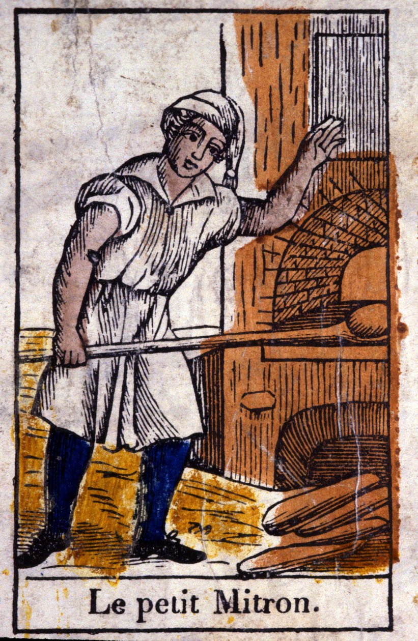 De kleine bakkersjongen, ca. 1850 door Unbekannter Künstler