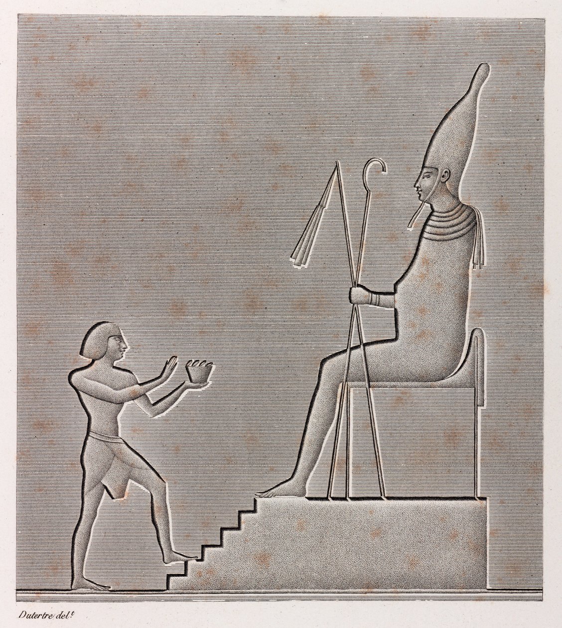 Thebe, Karnak, close-up door Unbekannt