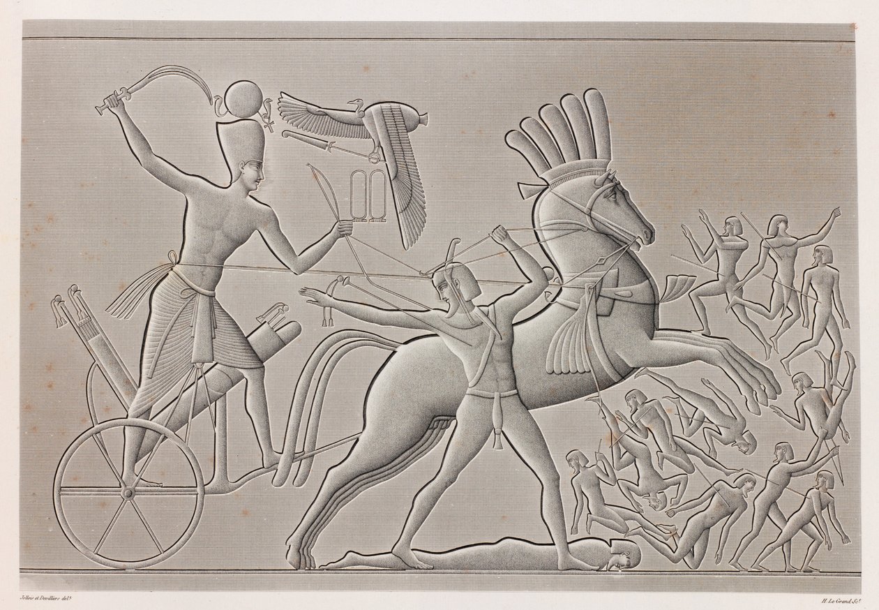 Thebe: Karnak, close-up door Unbekannt