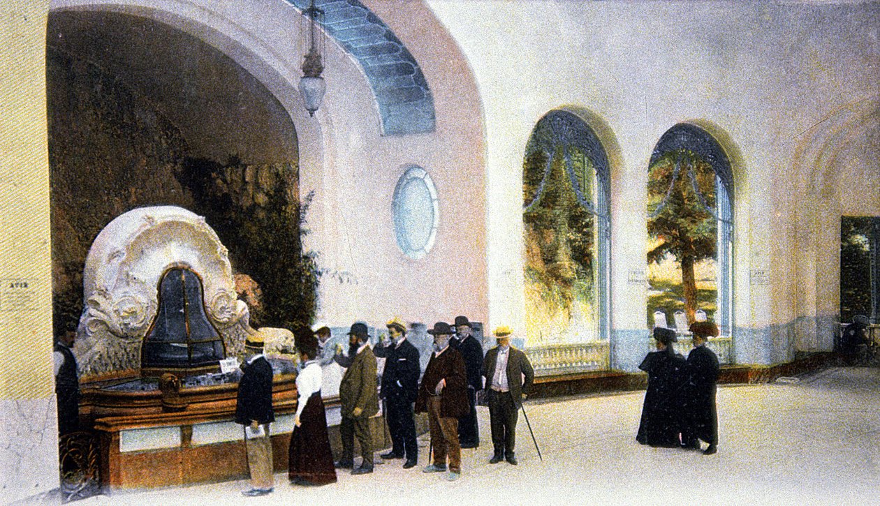 Vichy, celestins bron, ca. 1910 (ansichtkaart) door Unbekannter Künstler