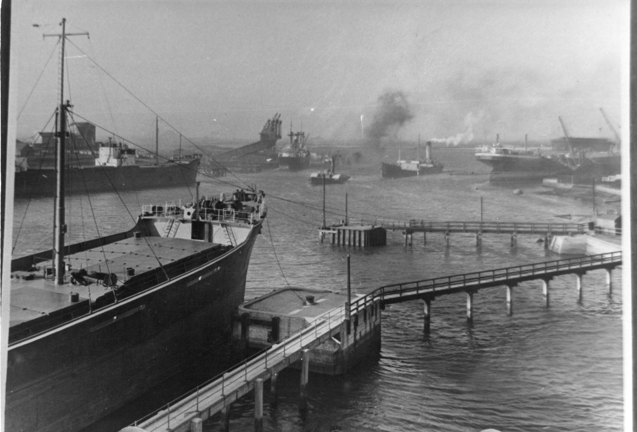 Uitzicht op Blyth Harbour door Unbekannt