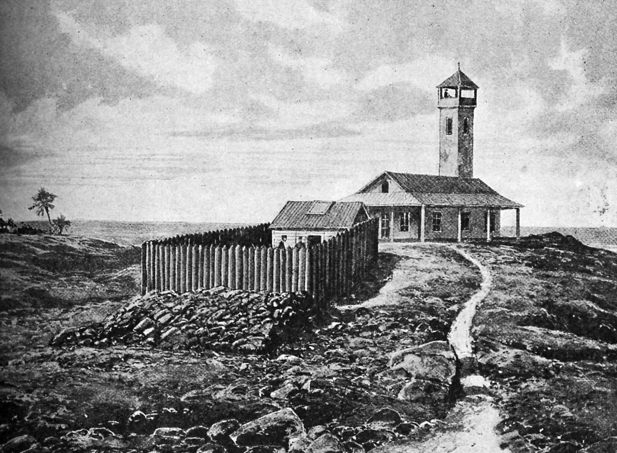 Uitzicht op Duivelseiland door Unbekannt