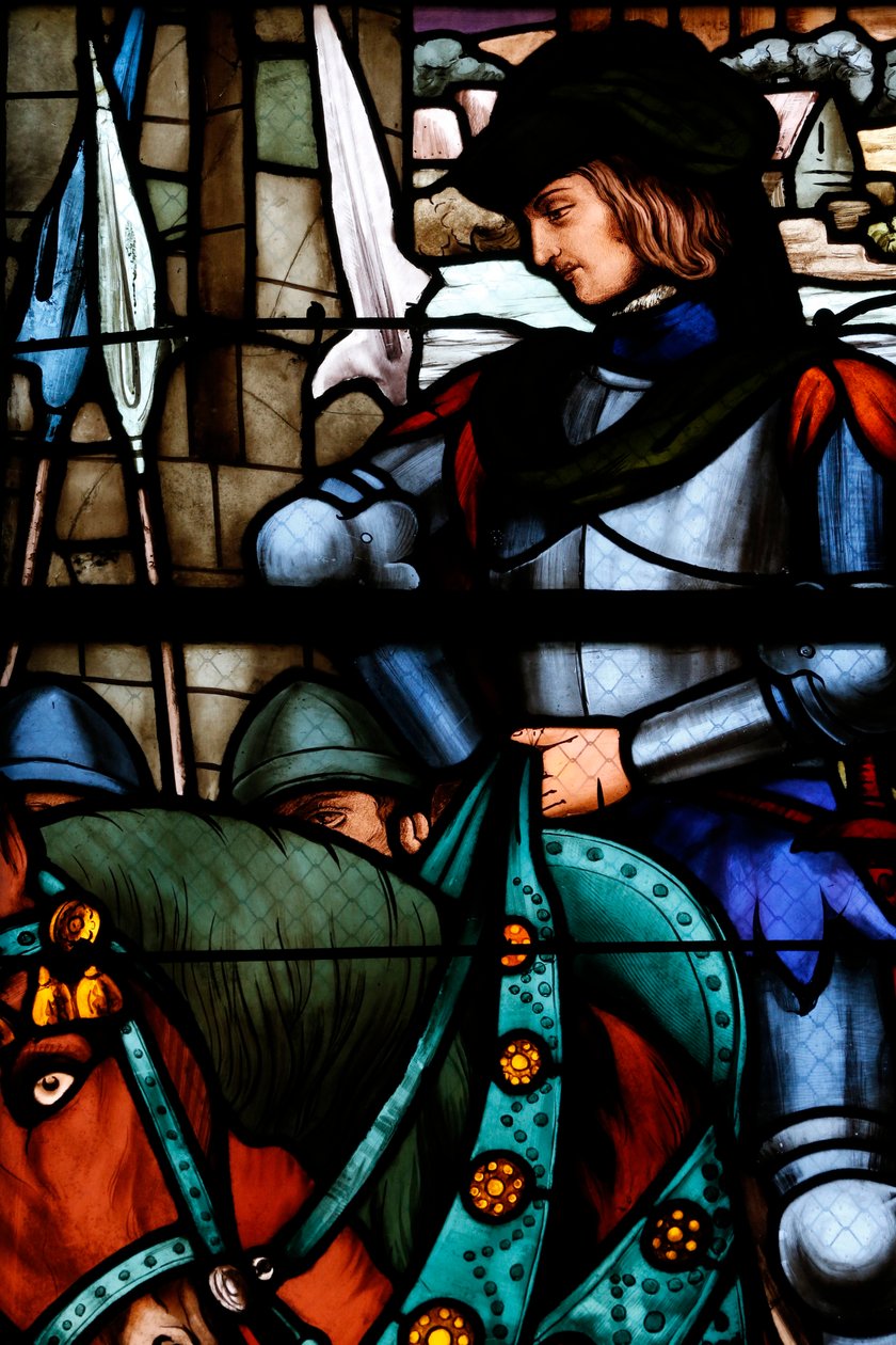 Raam, Kathedraal van Bourges, Frankrijk door Unbekannter Künstler