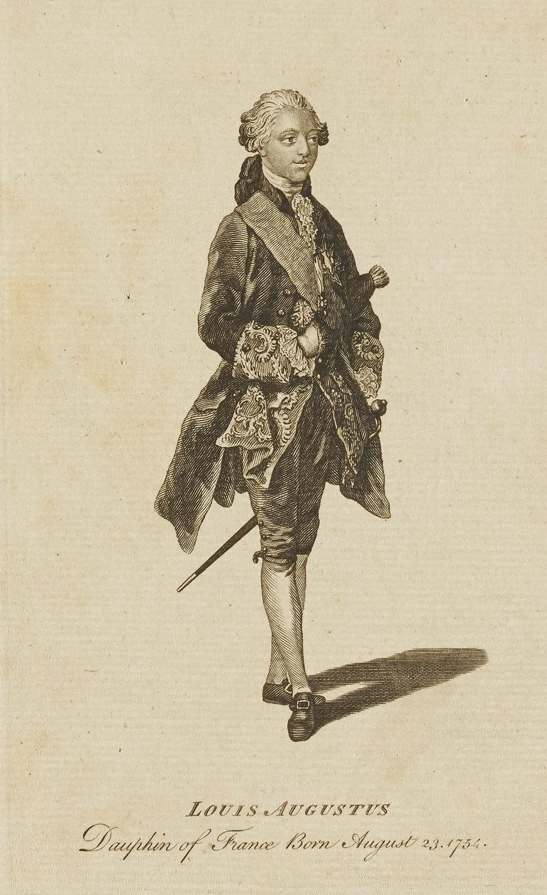 Louis Augustus, Dauphin de France door Unidentified