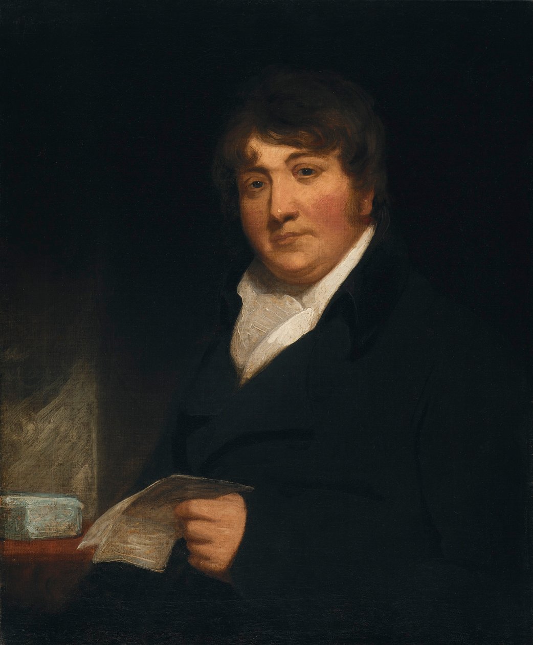 Portret van een heer door Unidentified