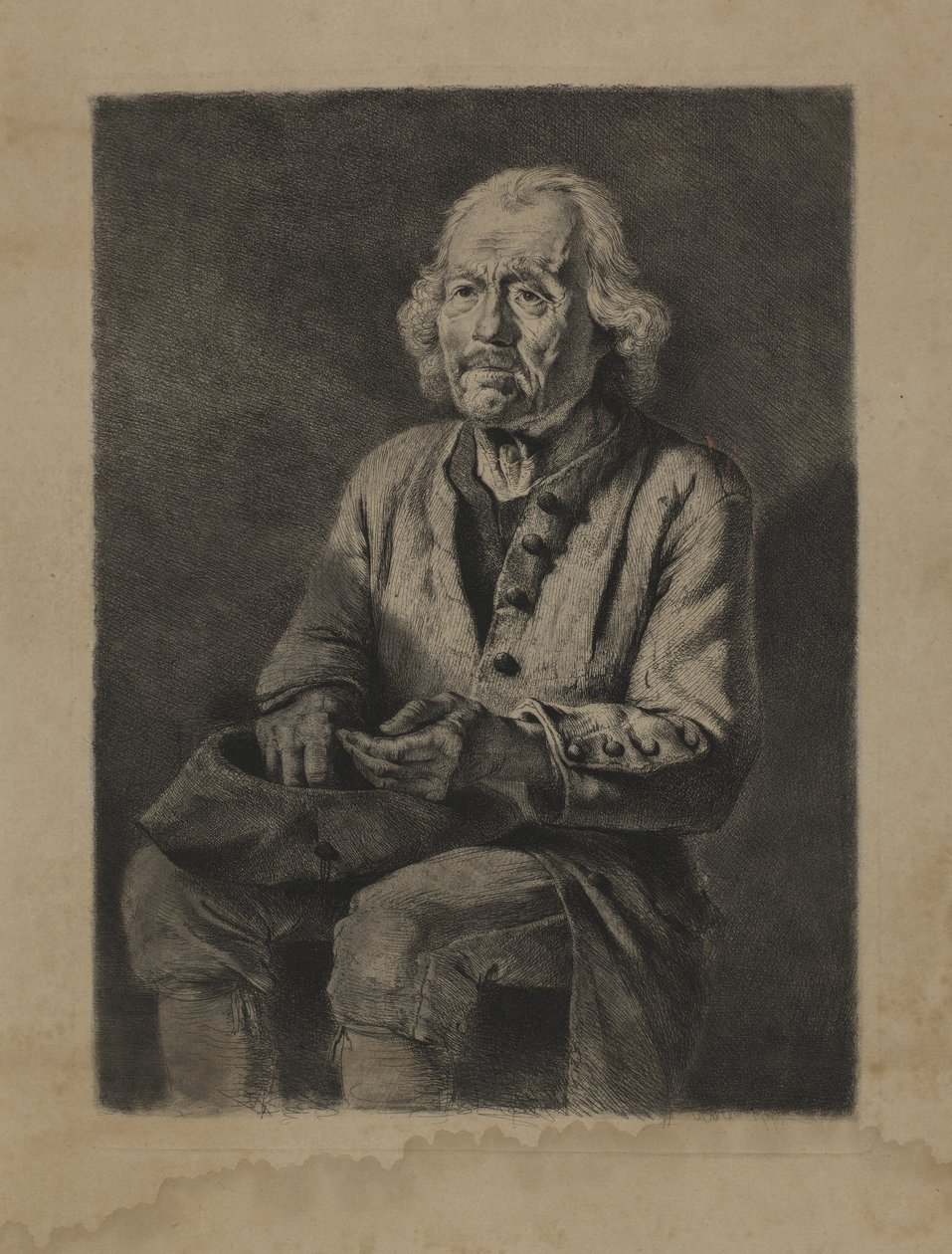 Portret van een man door Unidentified