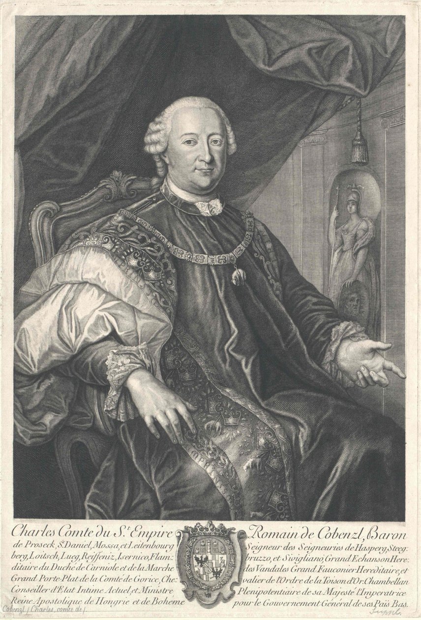 Johann Karl Philipp von Cobenzl door Unknown