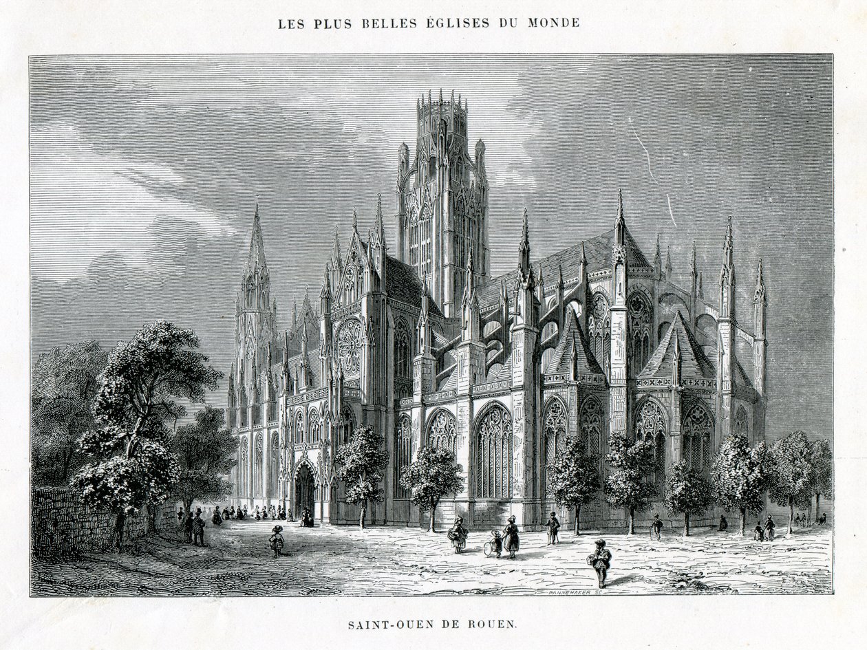 Sant-Ouen de Rouen door Unknown