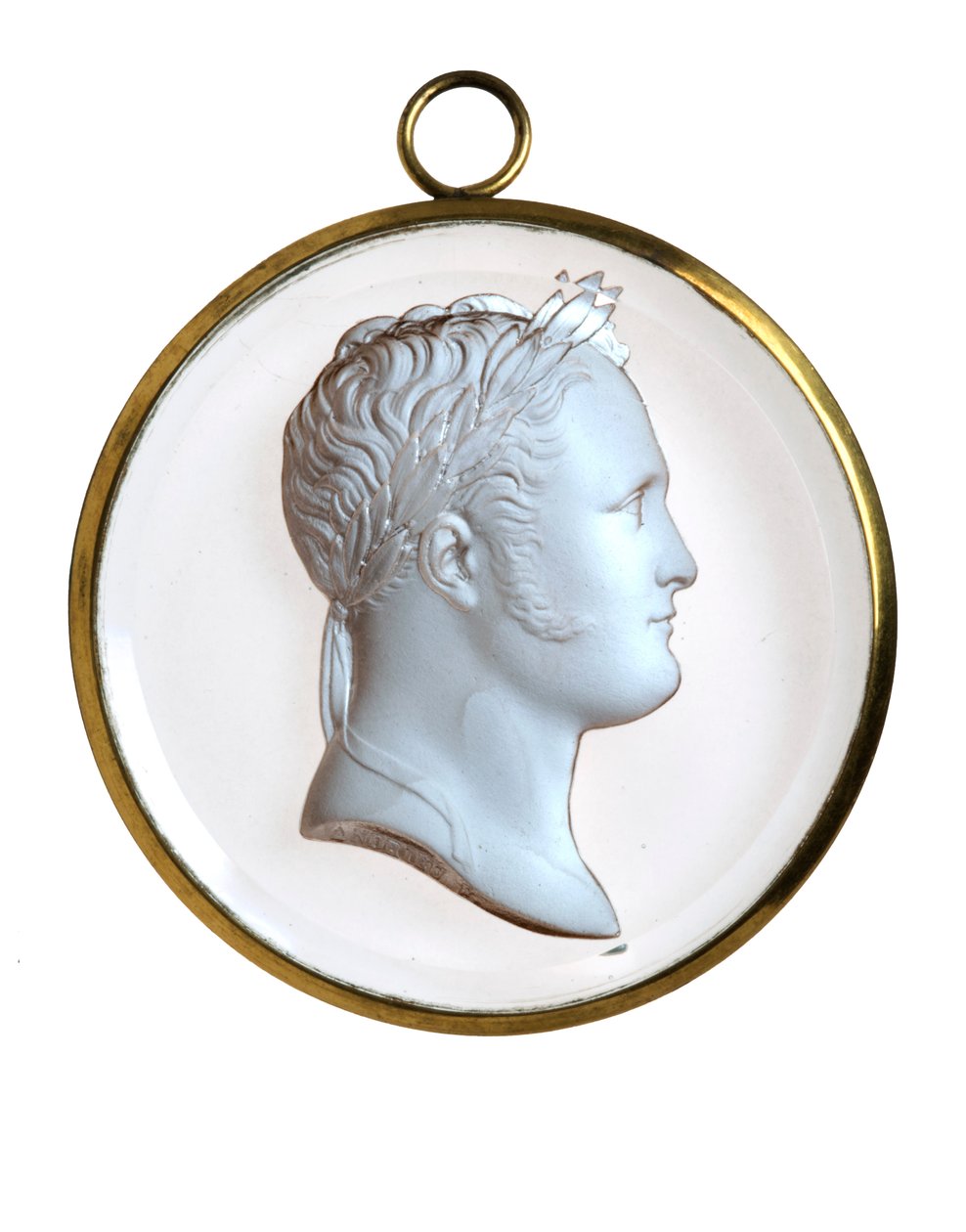 Alexander I van Rusland, Vrede van Parijs, ca. 1814 (glas, keramiek & goud) door Unbekannt Unbekannt