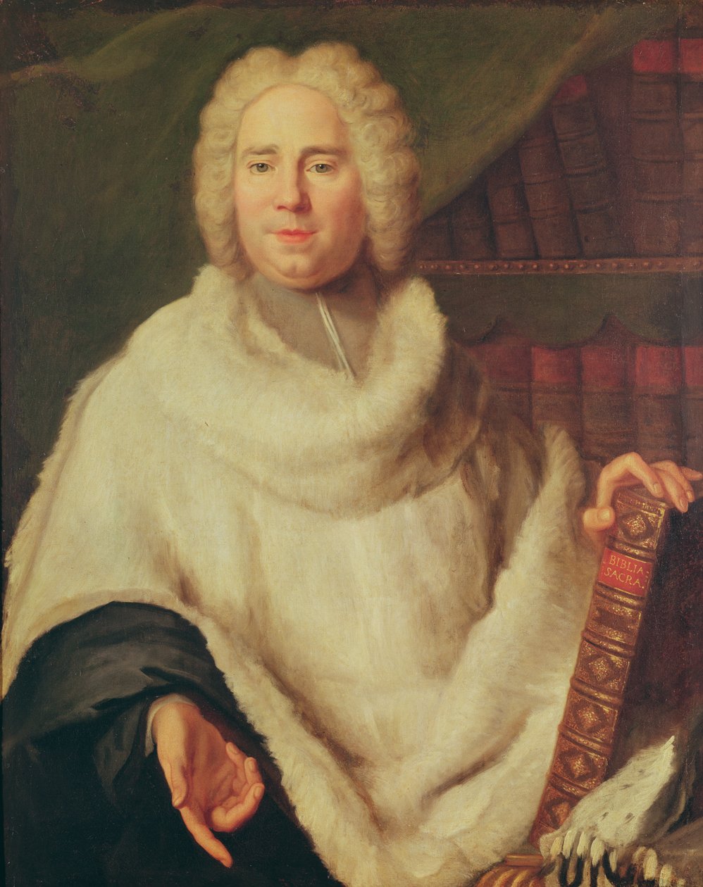 Portret van Abt Desfriches (c.1662-1717) door Unbekannt Unbekannt
