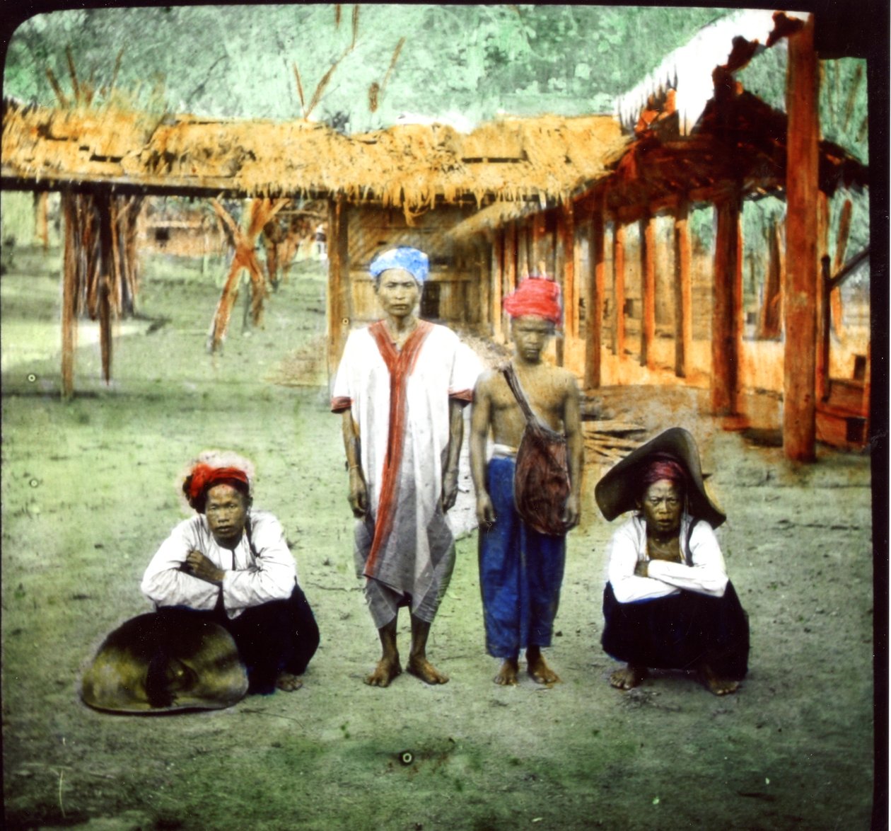 Familie Shan, ca. 1880s door Unknown