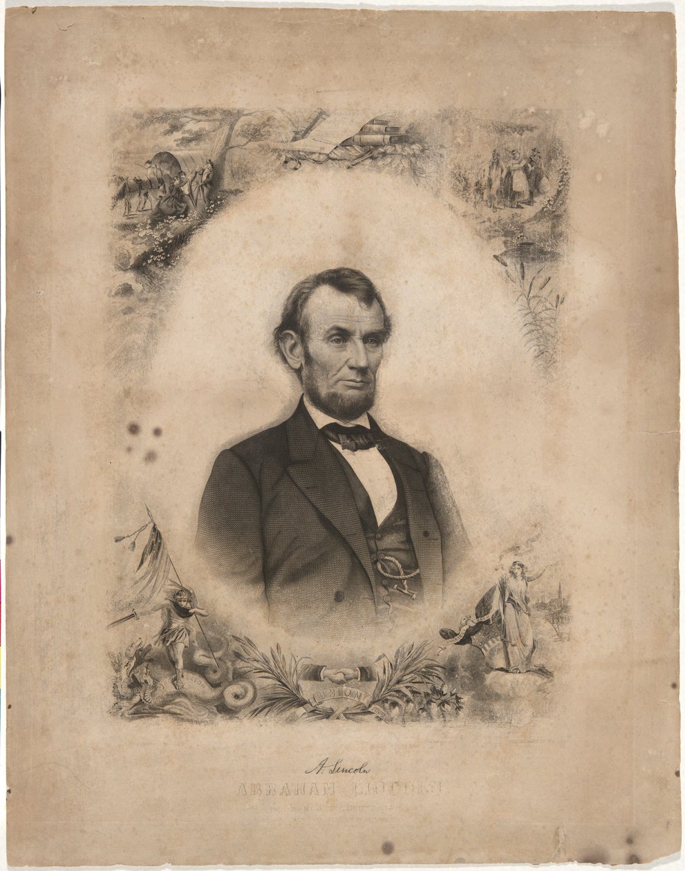 Abraham Lincoln door Unknown