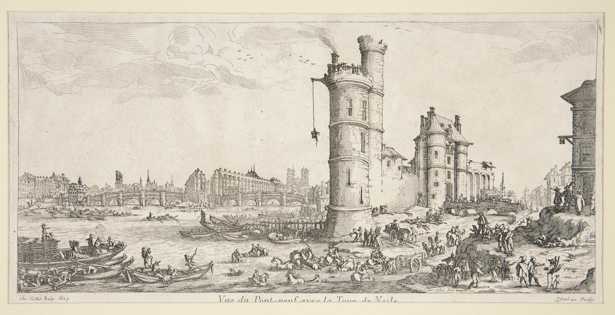 Kopie naar Vue du Pont Neuf door Unknown