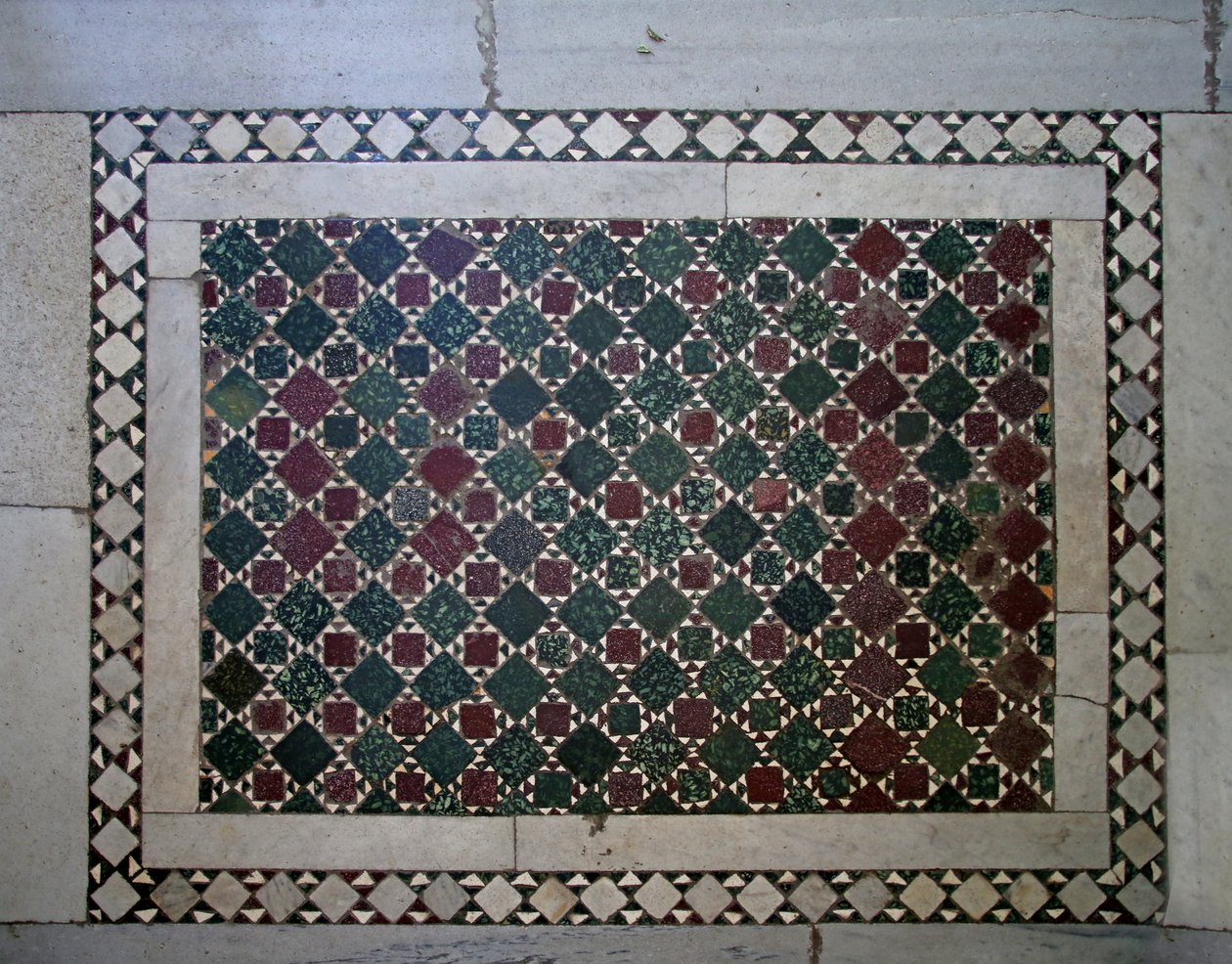Cosmati-vloer door Unknown