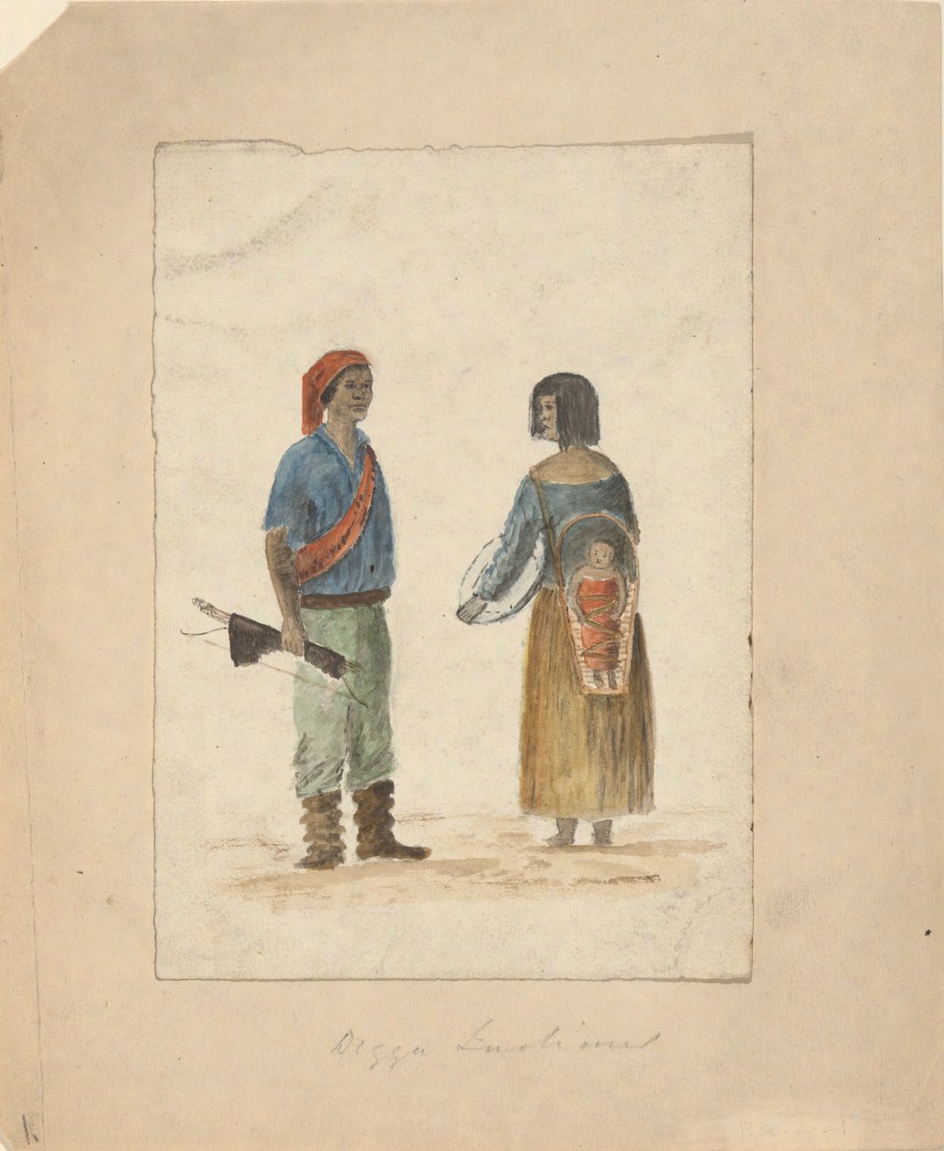Digger Indianen door Unknown