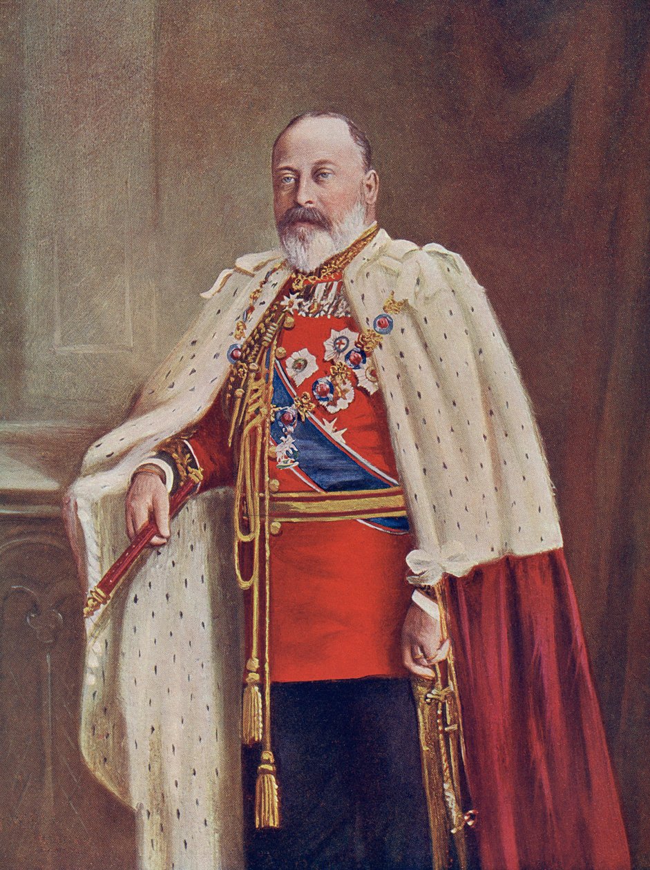 Edward VII, 1841 – 1910 door Unknown