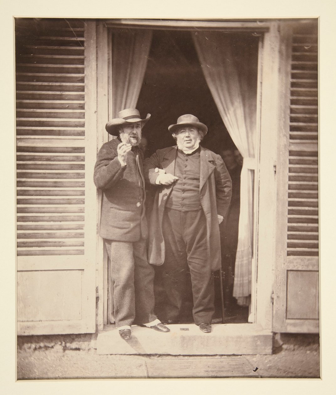 Gavarni en Jules Janin door Unknown