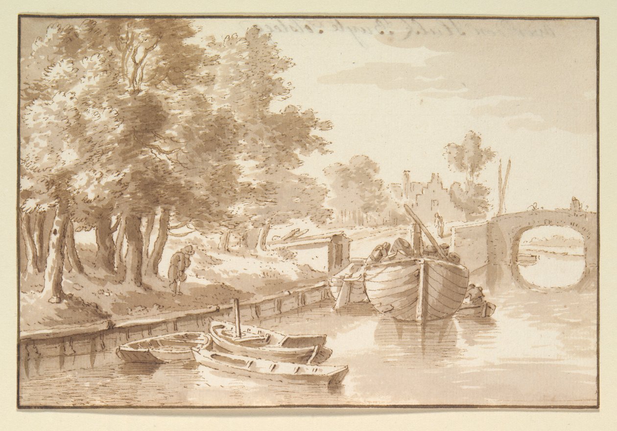 Landschapszicht door Unknown