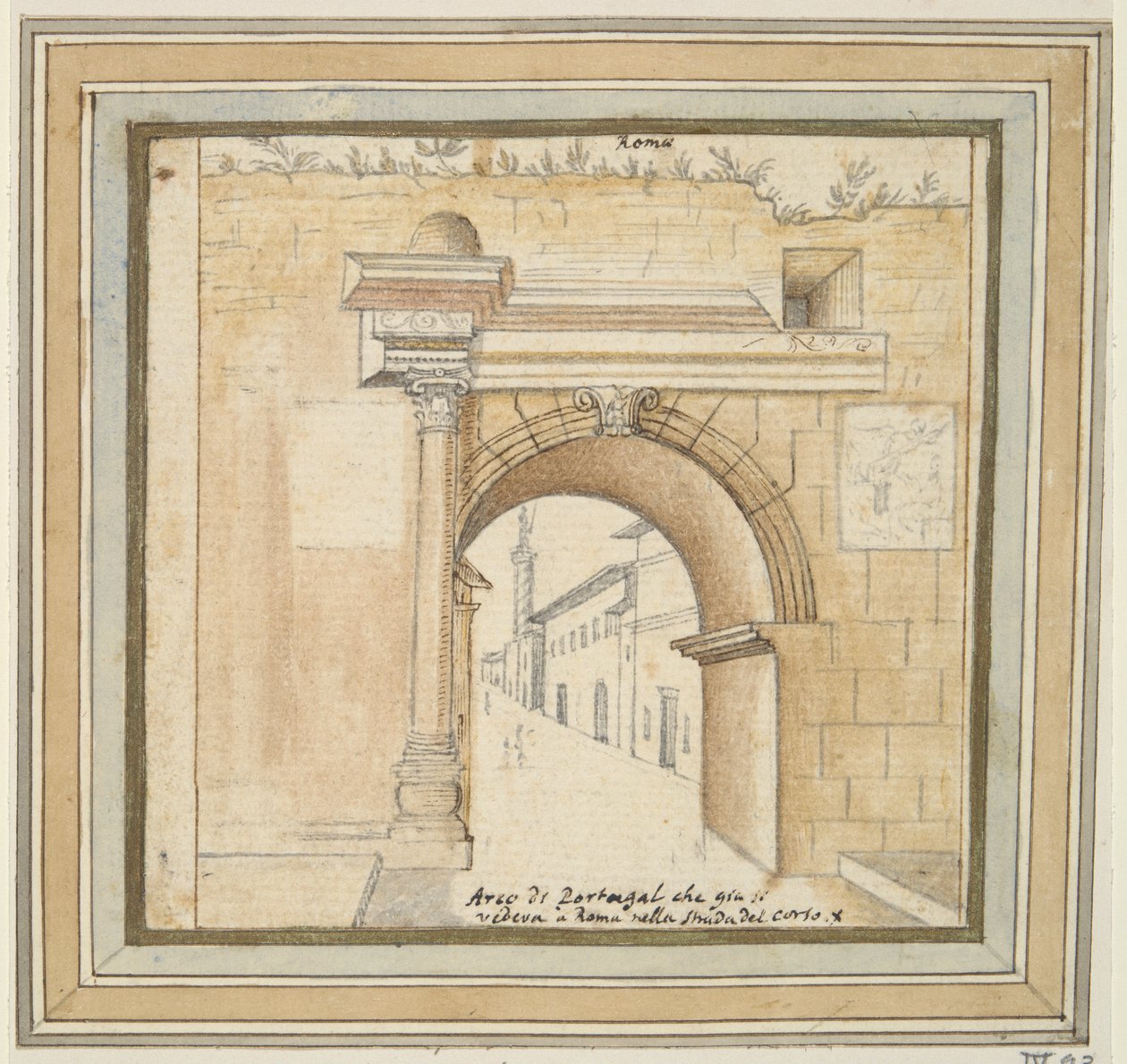 Portugese boog in Rome door Unknown