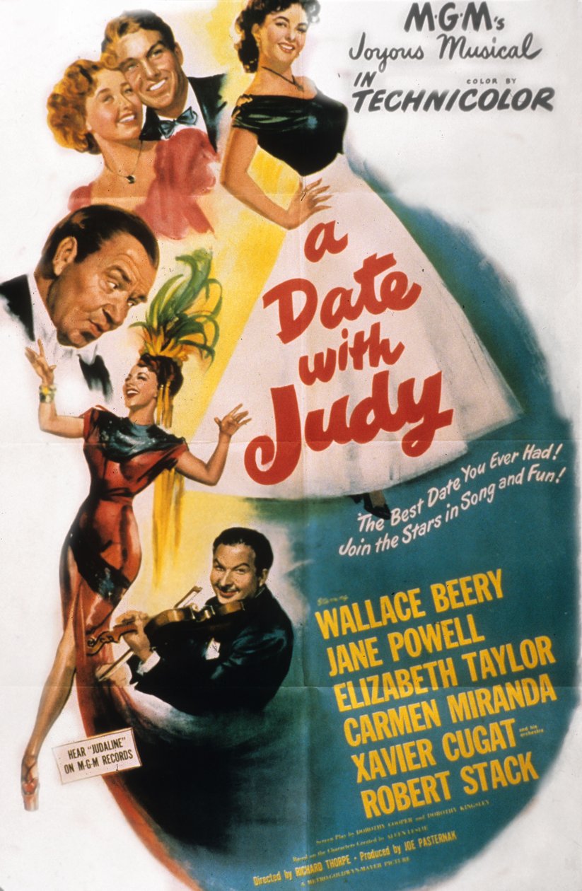 Poster voor A Date with Judy, 1948 door Unknown