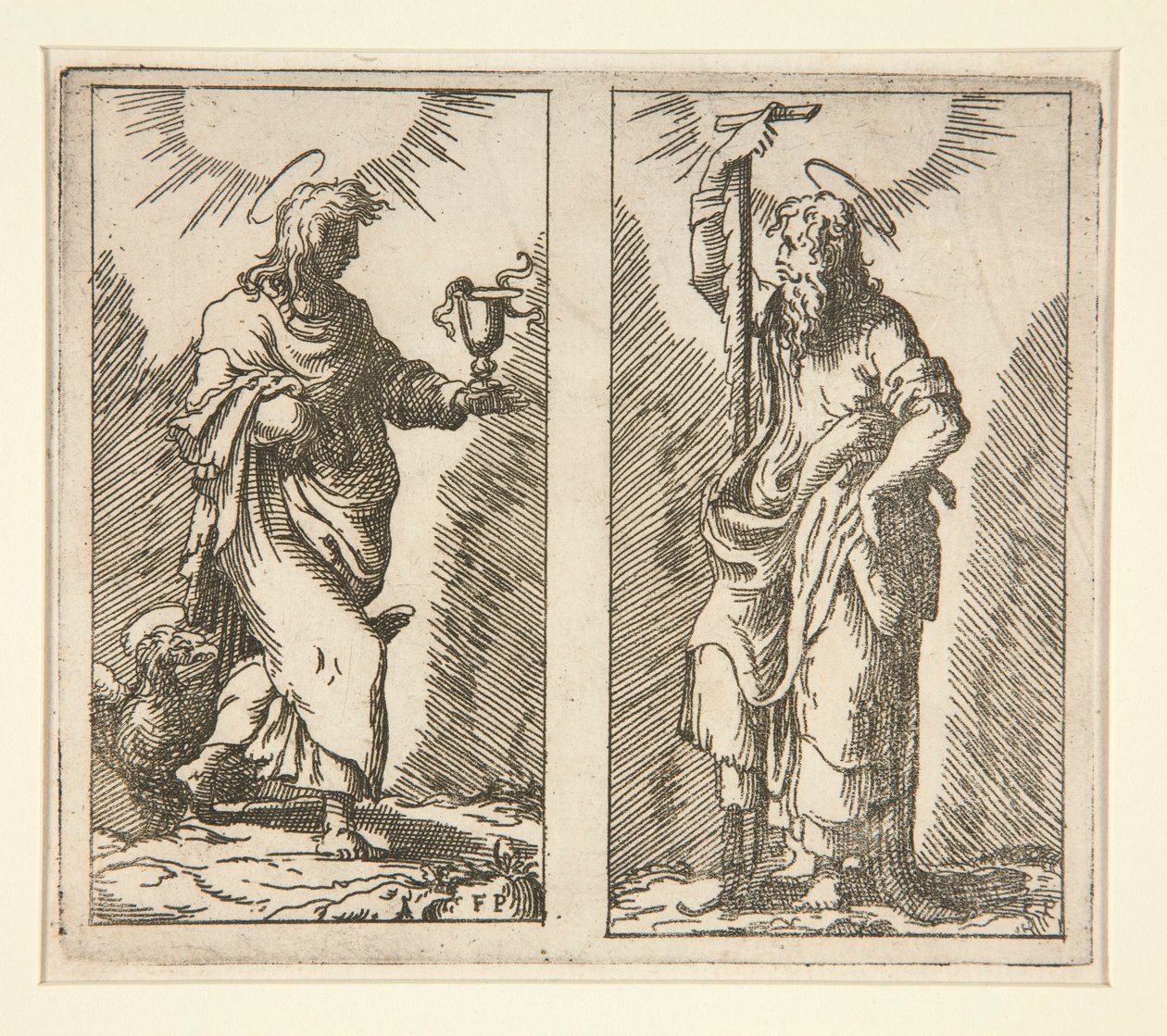 Sint Jan en Sint Simon door Unknown