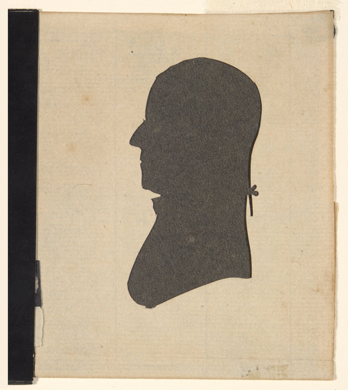 Silhouet - Gov. Trumbull (Broer van Col. Trumbull) door Unknown