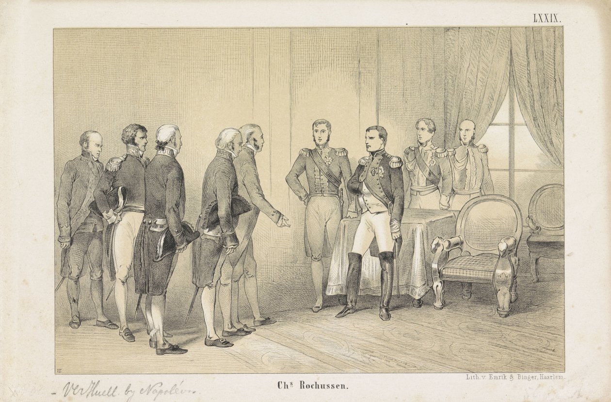 Verhuell bij Napoleon, 1806 door Unknown