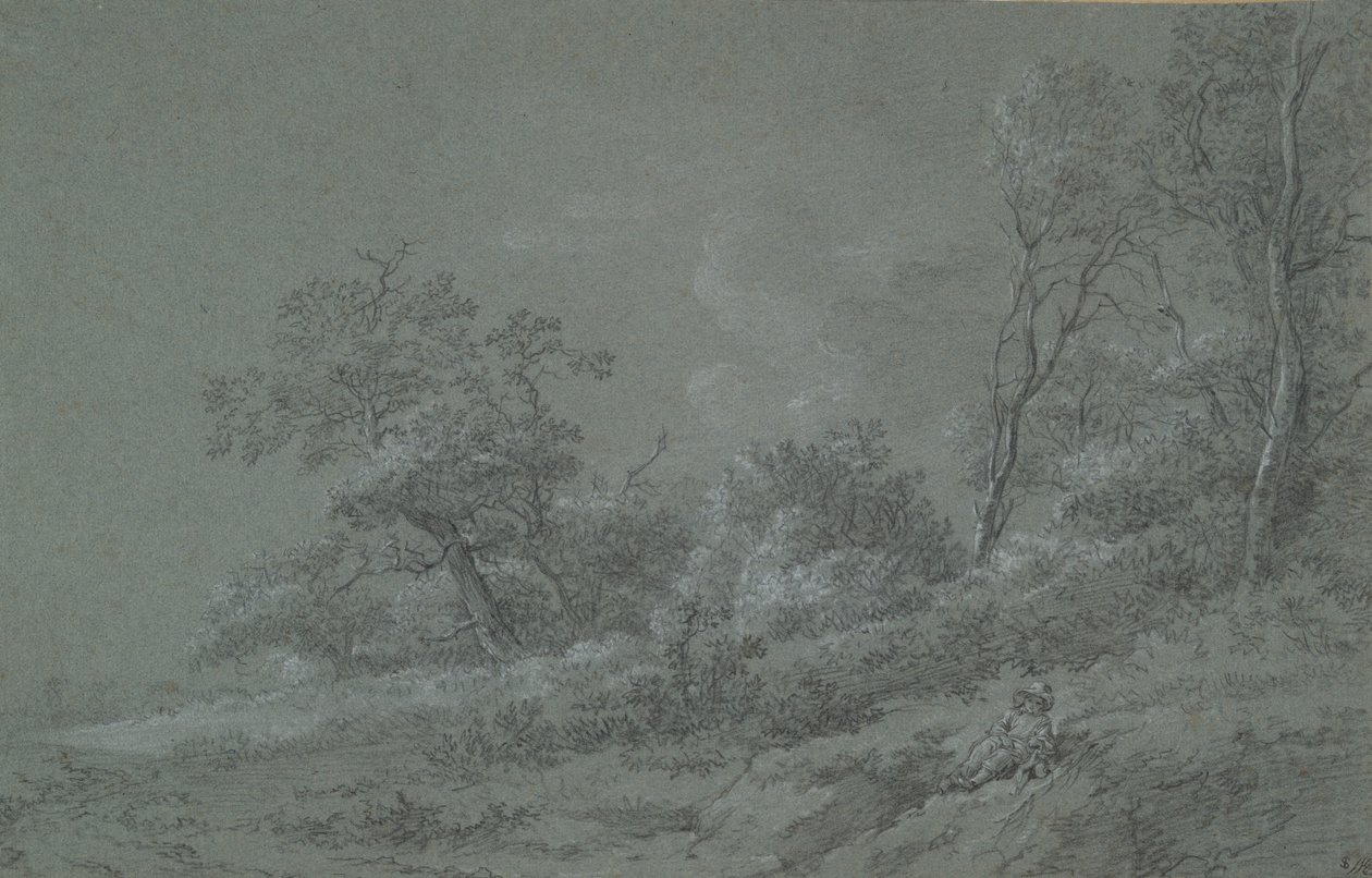 Boslandschap door Unknown