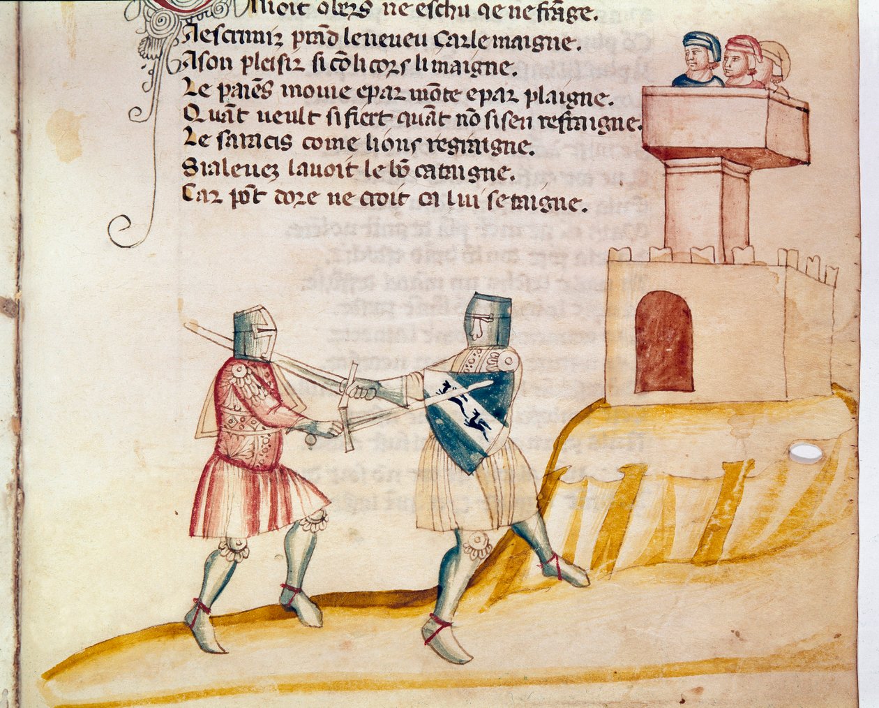 Ingang naar Spanje (miniatuur) door Unknown artist