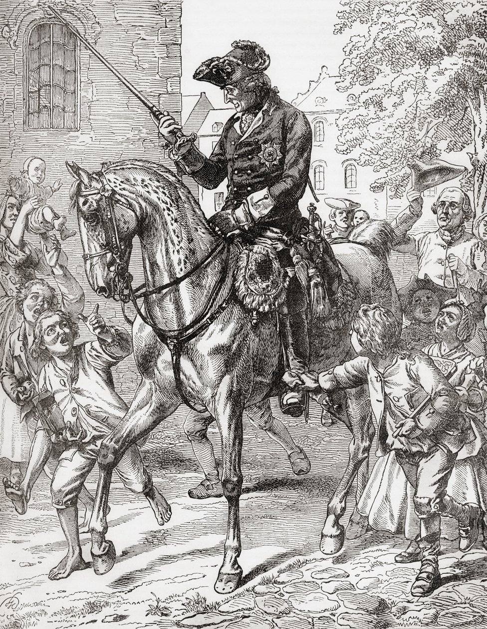 Frederik II (gravure) door Unknown artist