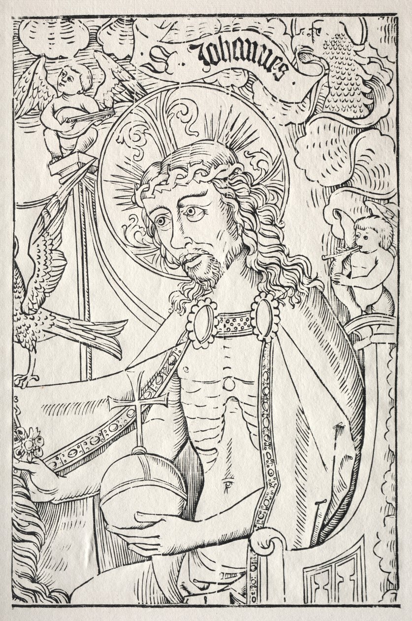 Christus in Halffiguur door Unknown artist