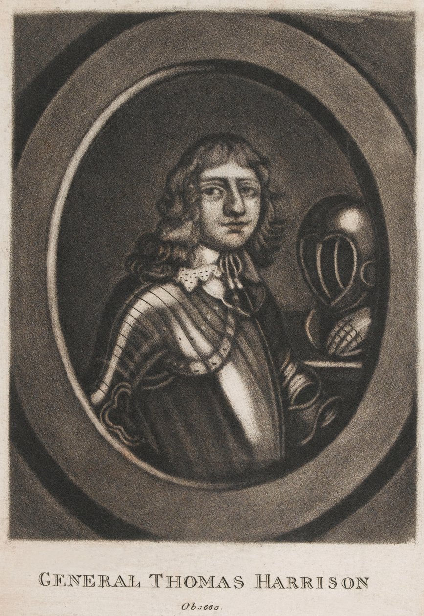Generaal Thomas Harrison door Unknown artist