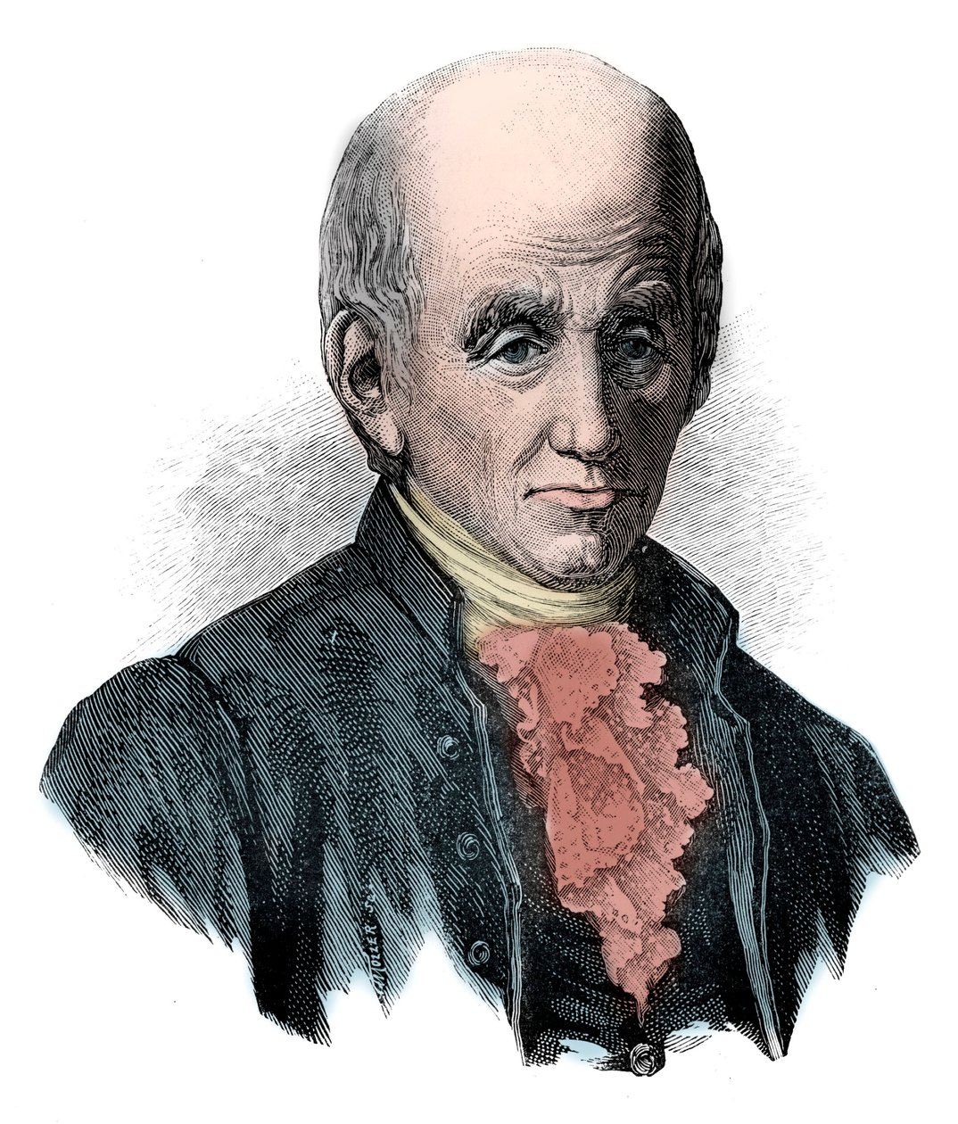 Michel Adanson (1727-1806), Franse botanicus. door Unknown artist
