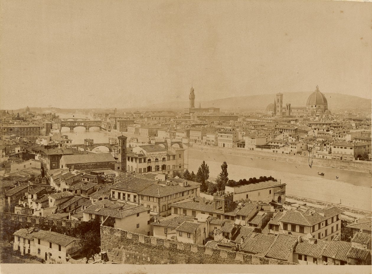 [Panoramisch uitzicht op Florence]. door Unknown artist