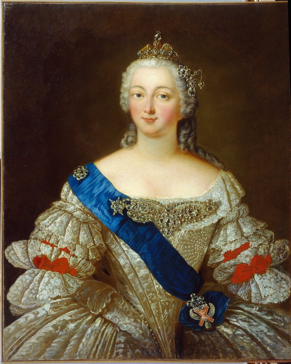 Portret van keizerin Elisabeth Petrovna door Unknown artist